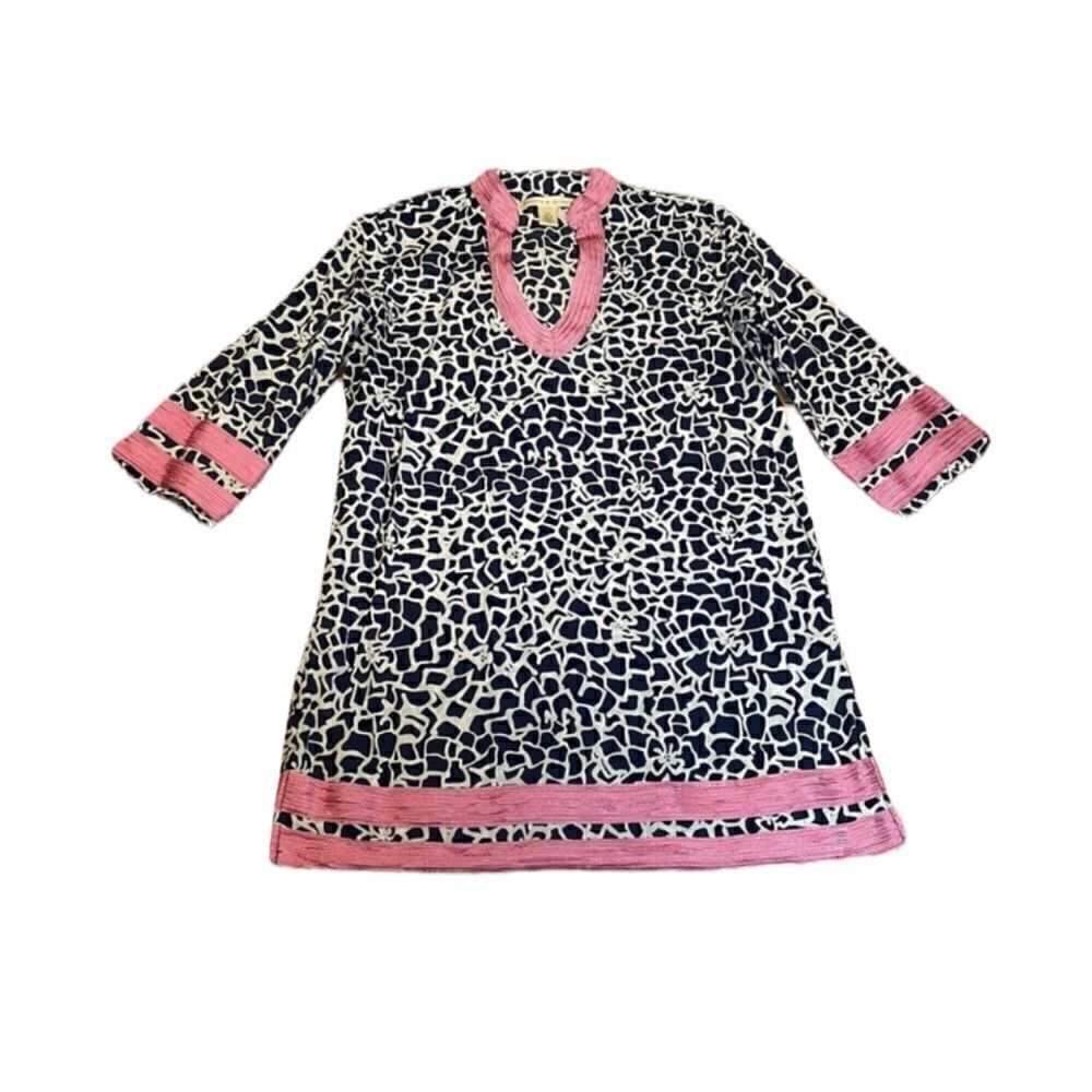hanna & Gracie Dress, navy pink